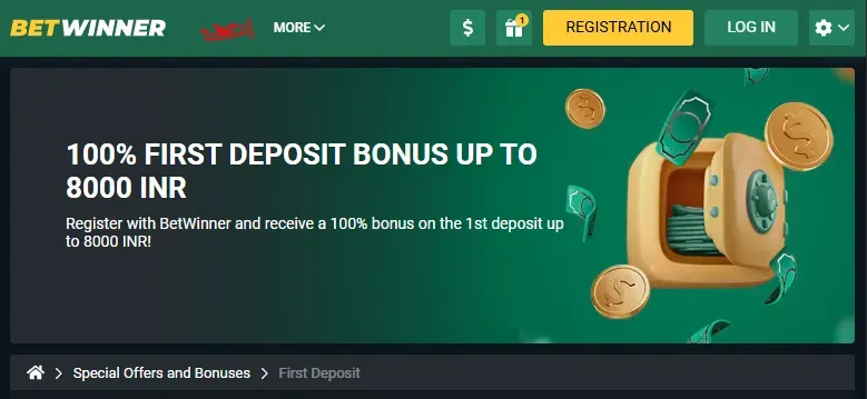 BetWinner welcome bonus
